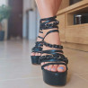 Highheels mit Riemchen