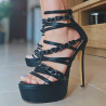 Highheels mit Riemchen